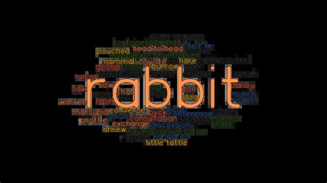 Rabbit (syn.) [ Figgerits Answers ] .